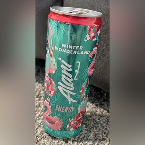 Alani Nu Energy Drink Winter Wonderland 12 oz Can Limited Edition “Empty”
